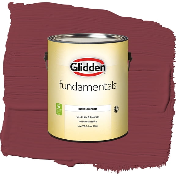 Fundamentals Ruby Lips Interior Paint Flat , 1 Gallon
