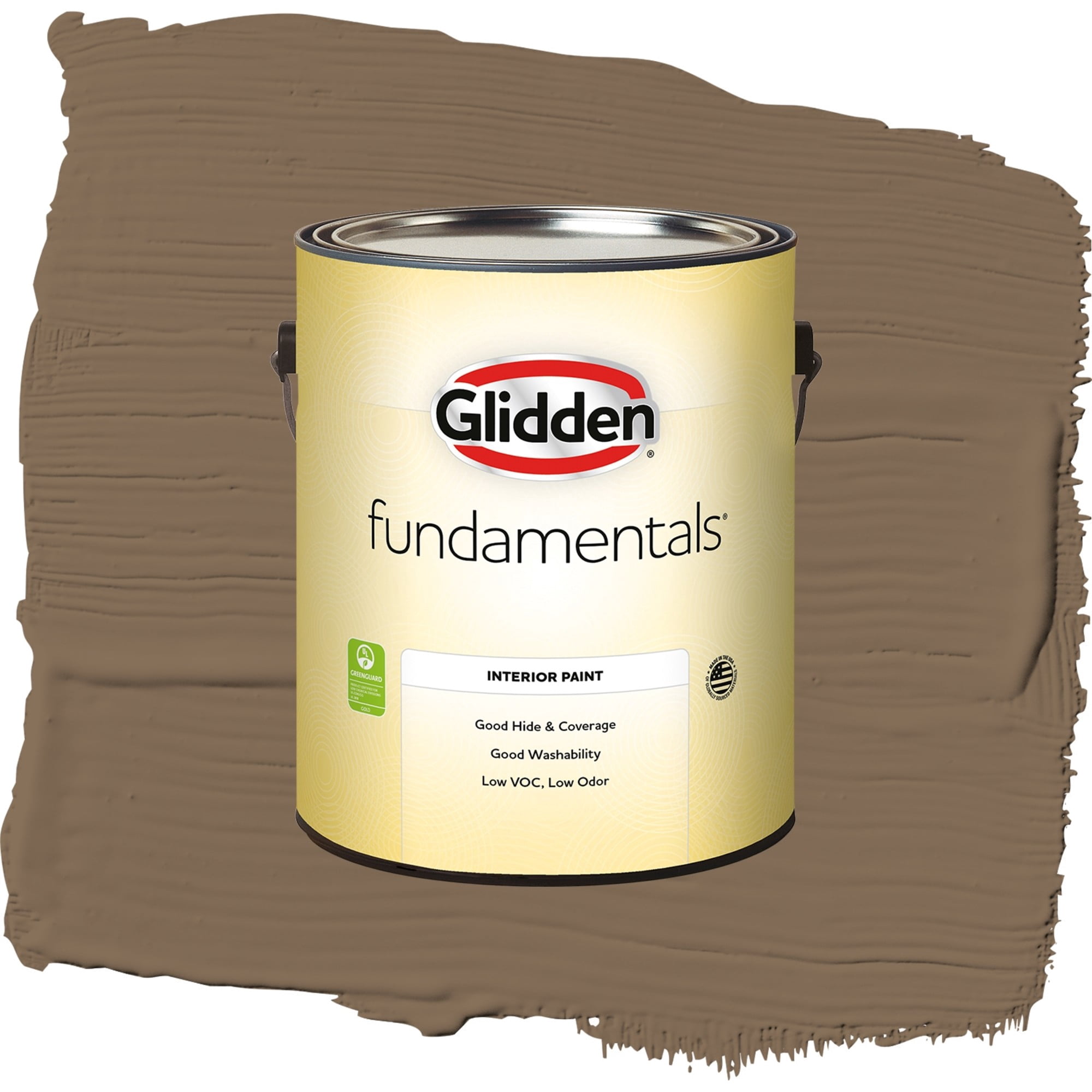Glidden Fundamentals Salted Pretzel Eggshell Interior Paint and Primer, 1 Gallon