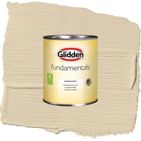 Fundamentals Sand Fossil Interior Paint Flat , 1 Quart
