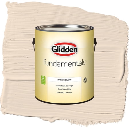 Glidden Fundamentals Sandpiper Flat Interior Paint and Primer, 1 Gallon