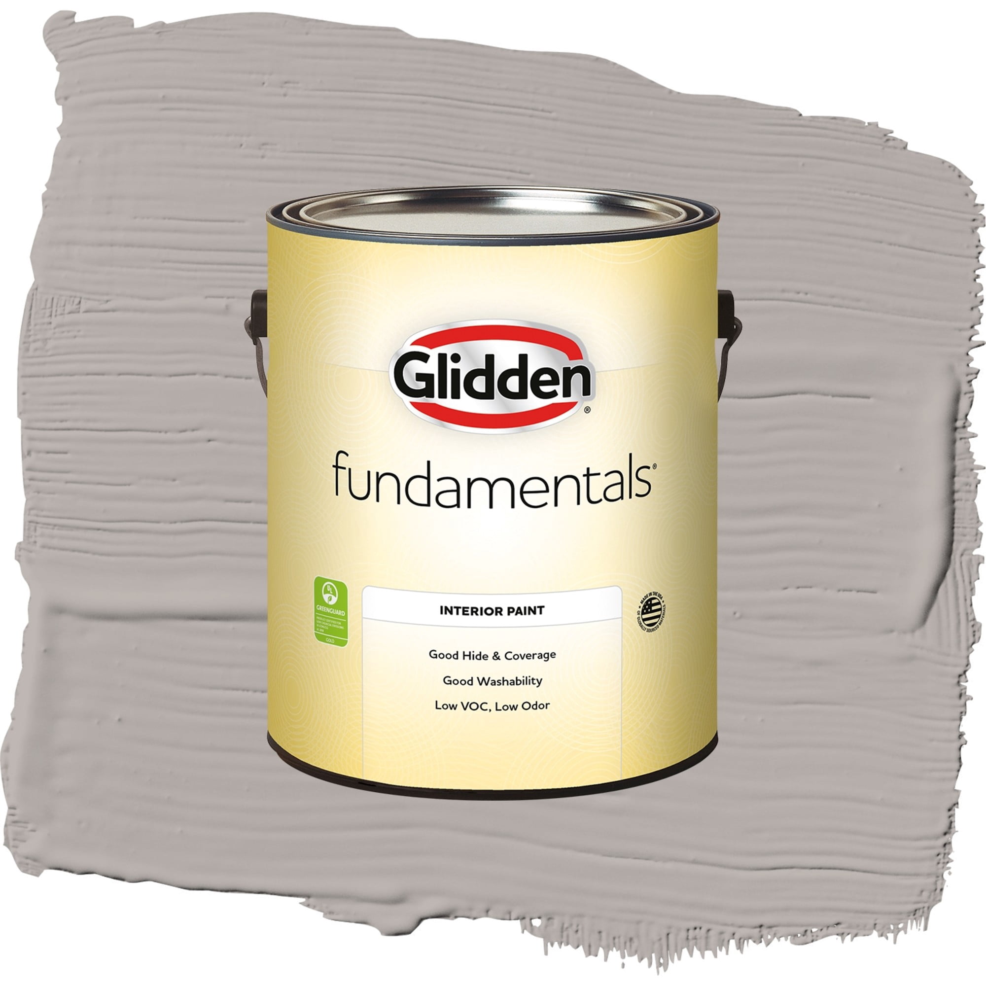 Glidden Fundamentals Slate Pebble Eggshell Interior Paint and Primer, 1 Gallon