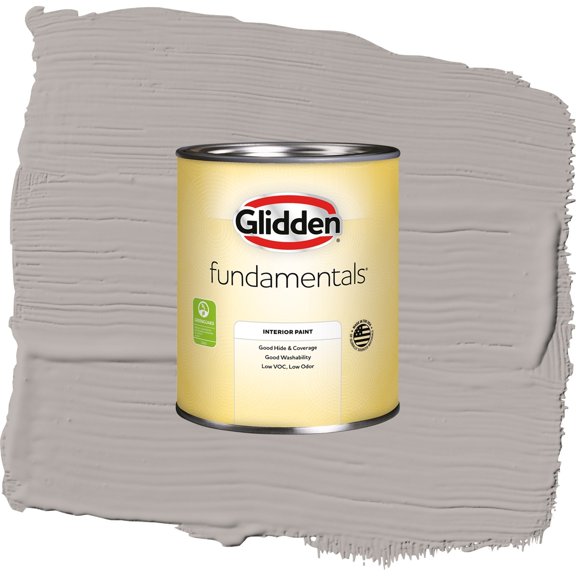 Fundamentals Slate Pebble Interior Paint Eggshell , 1 Quart