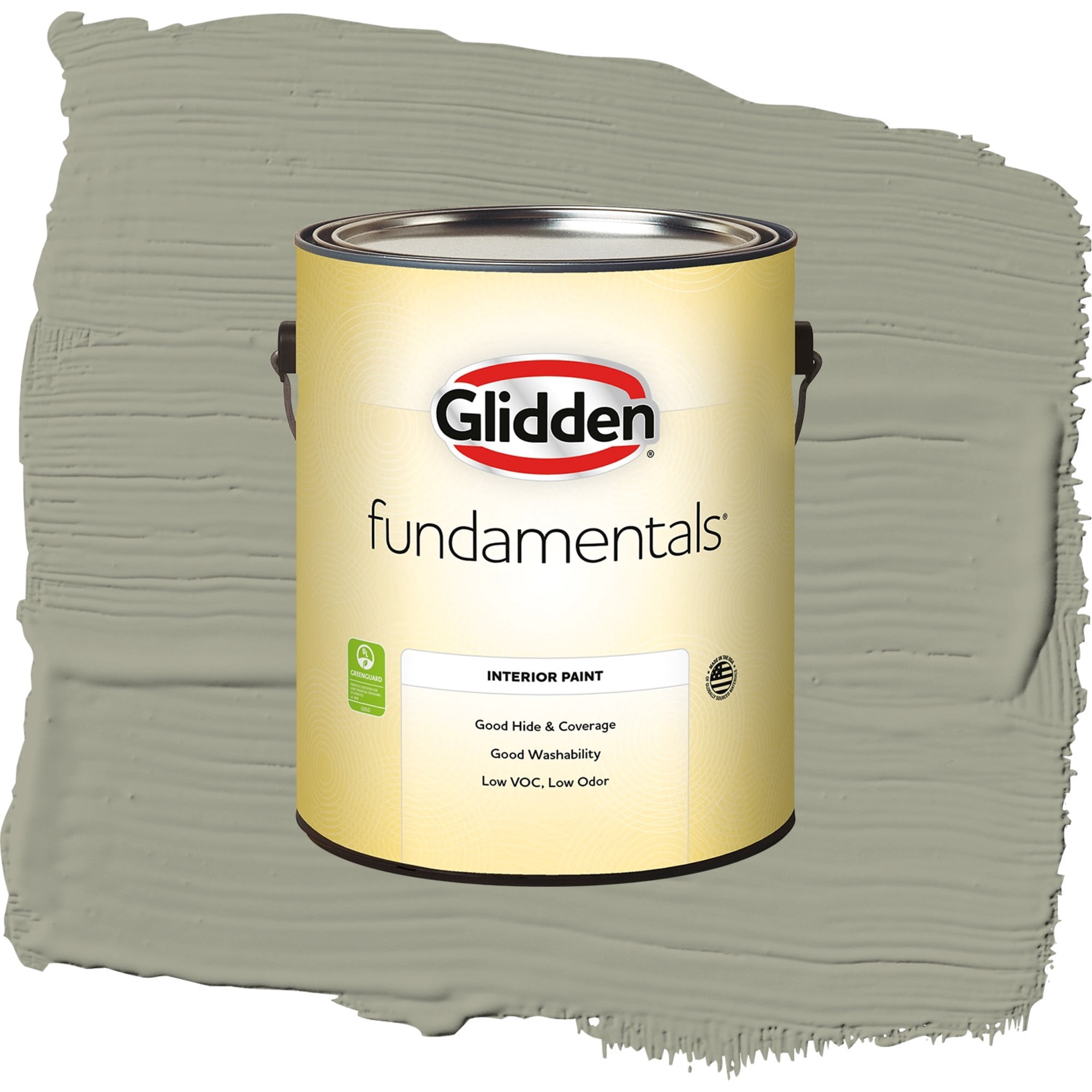 Glidden Fundamentals Smoky Slate Semi Gloss Interior Paint and Primer, 1 Gallon