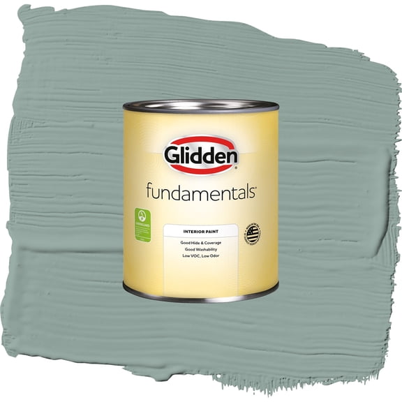 Fundamentals Spruce Shade Interior Paint Flat , 1 Quart