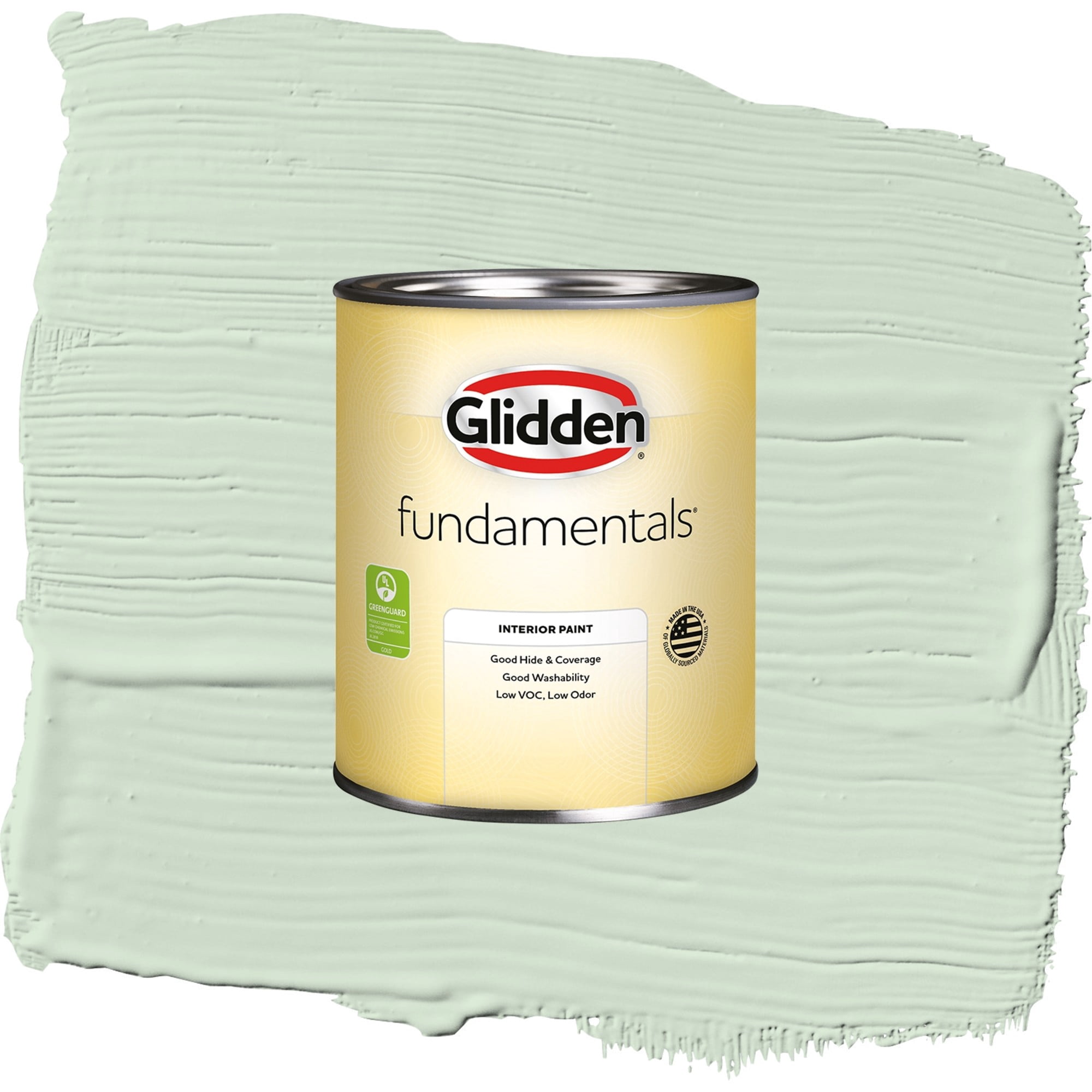 Glidden Fundamentals St. Augustine Flat Interior Paint and Primer, 1 Quart