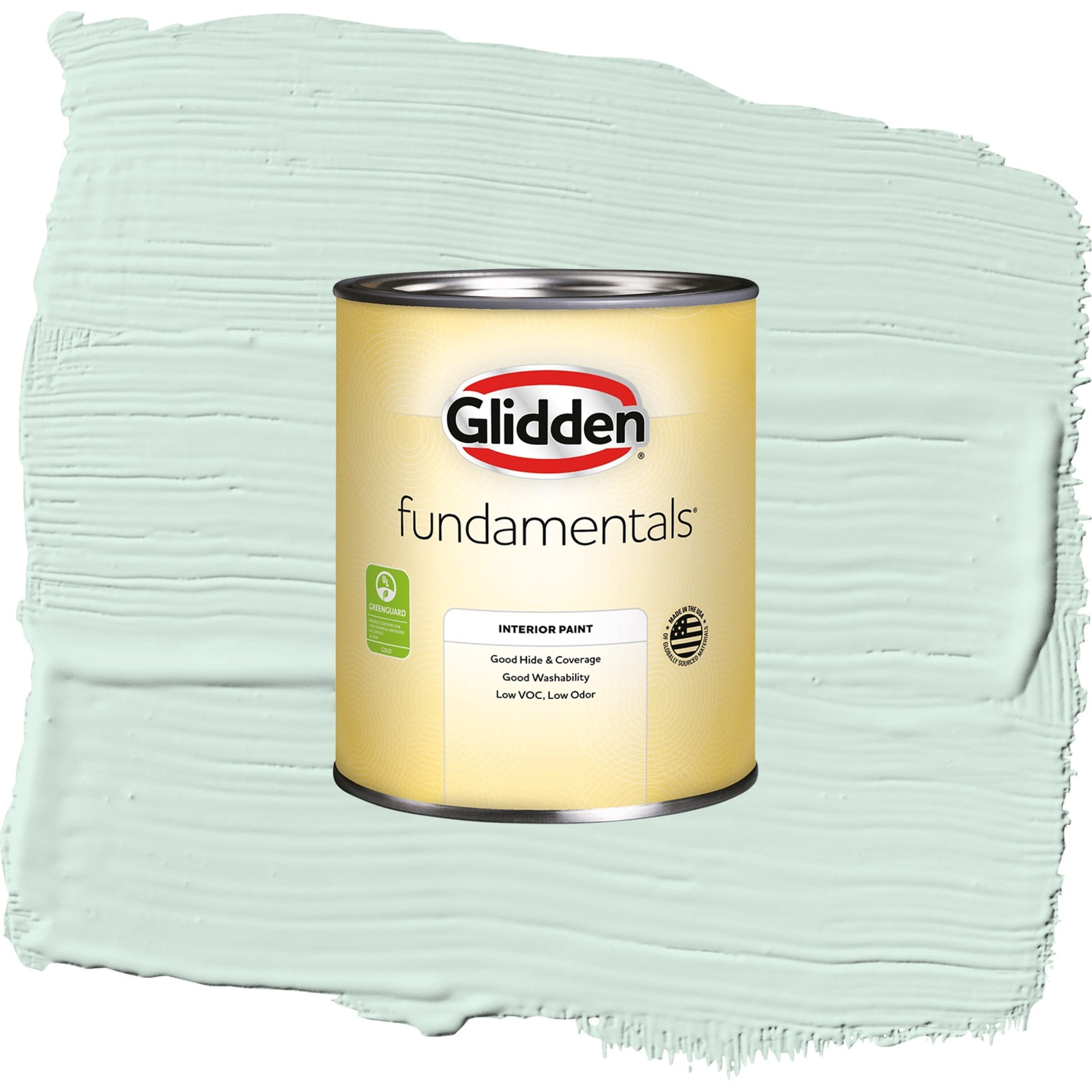 Glidden Fundamentals Summer Breeze Eggshell Interior Paint and Primer, 1 Quart