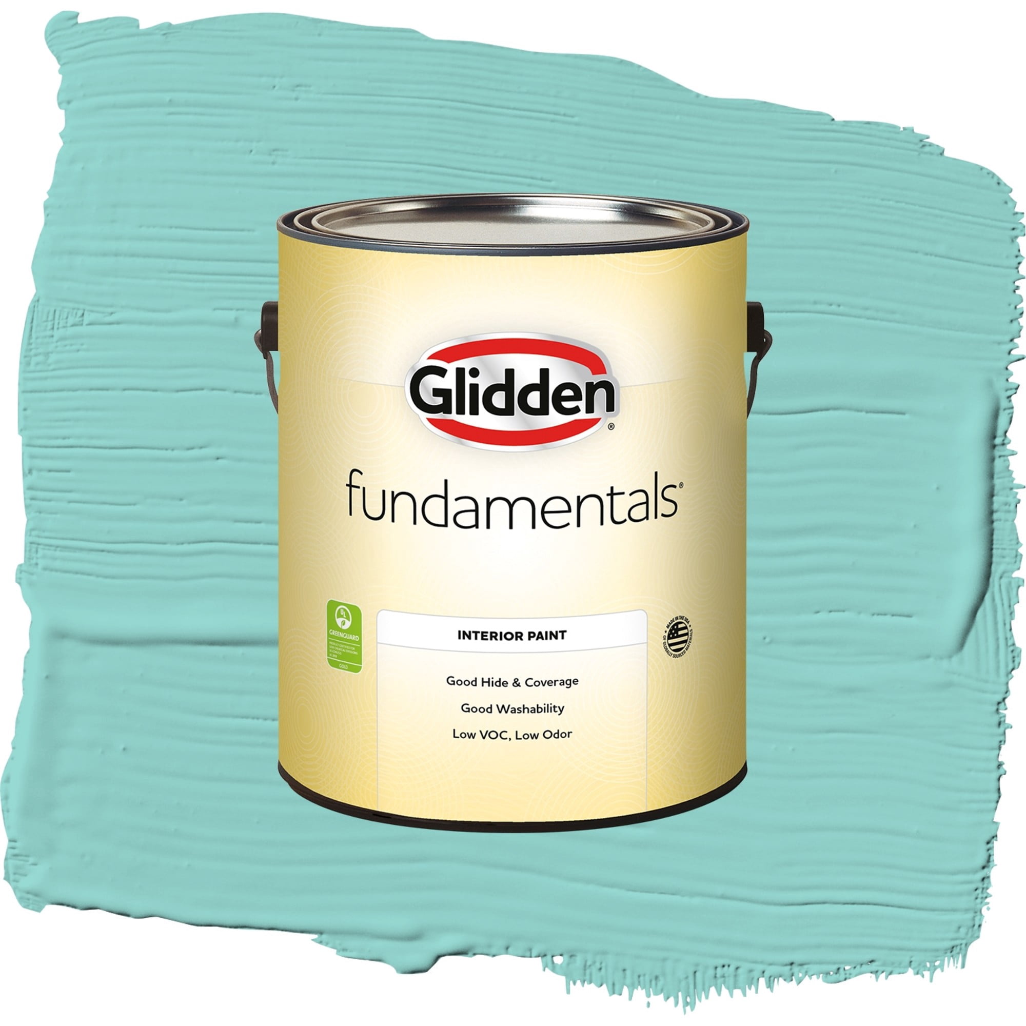 Glidden Fundamentals Tropical Holiday Flat Interior Paint and Primer, 1 Gallon