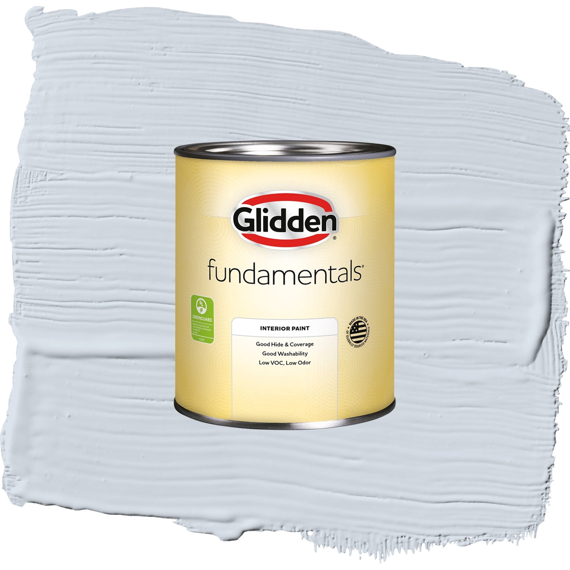Glidden Fundamentals Twinkle Blue Eggshell Interior Paint and Primer, 1 Quart
