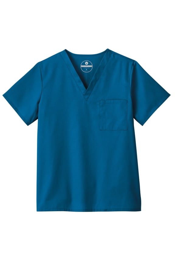Unisex Short Sleeve One Pocket V-Neck Top - 14900