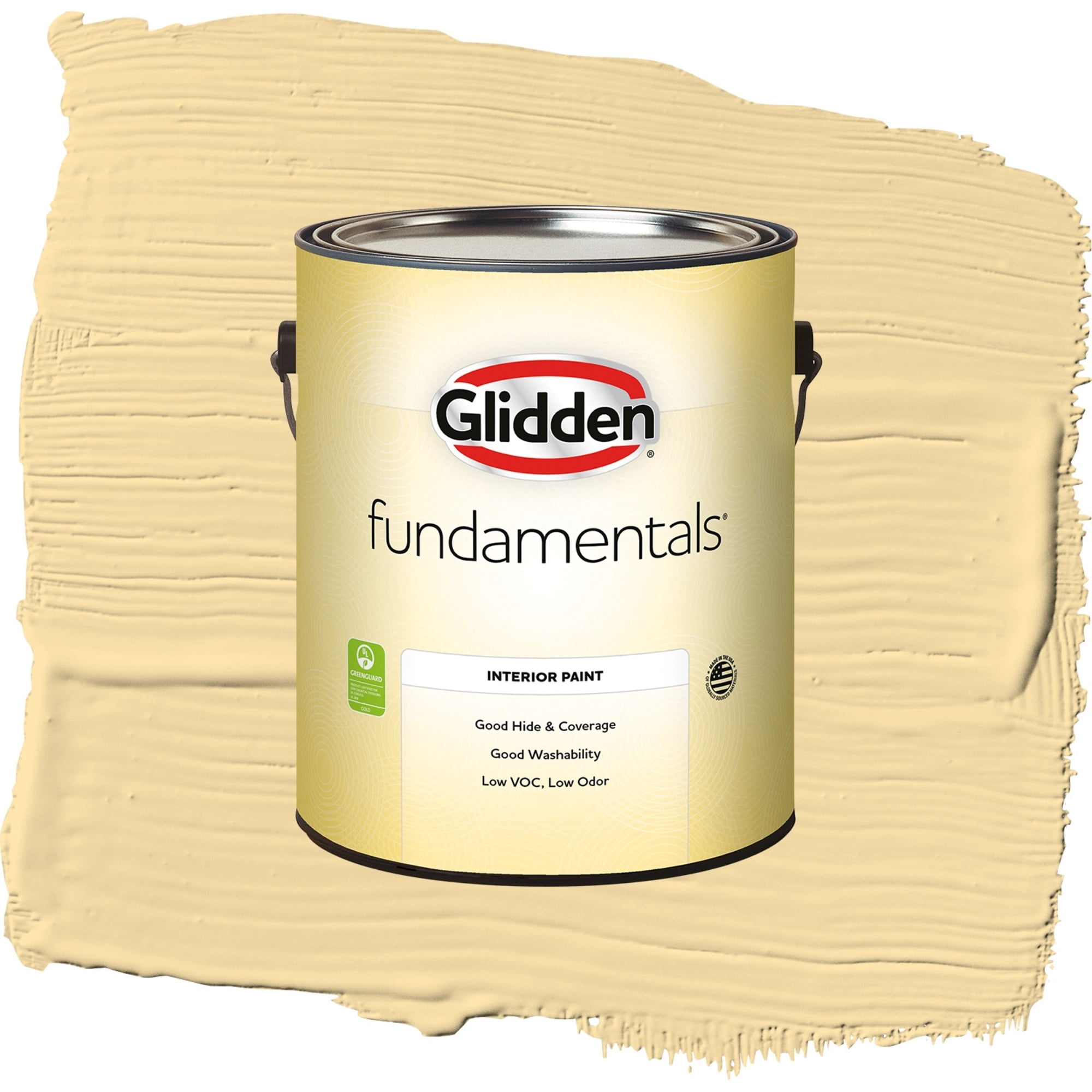 Glidden Fundamentals Upbeat Flat Interior Paint and Primer, 1 Gallon