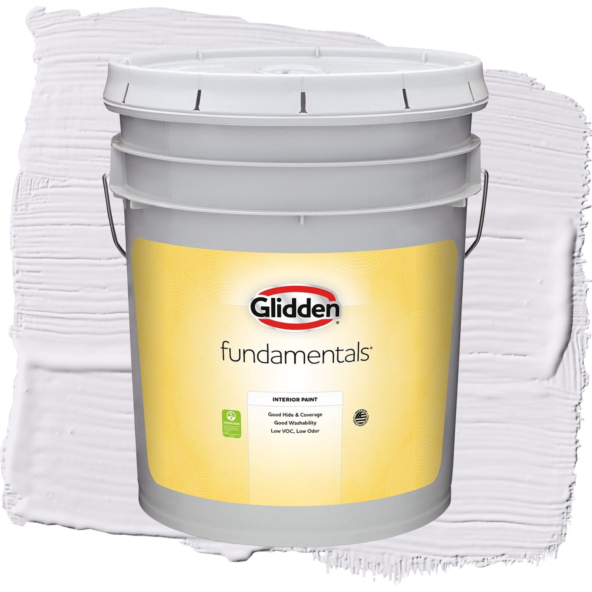 Glidden Fundamentals Violet Hush Semi Gloss Interior Paint and Primer, 5 Gallons