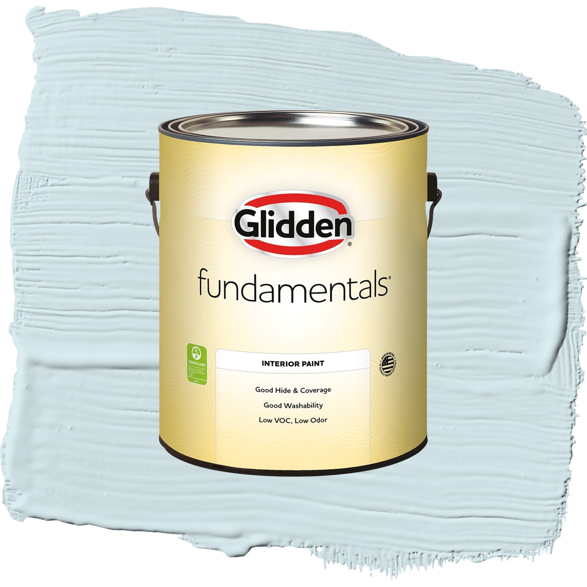Glidden Fundamentals Water Lily Flat Interior Paint and Primer, 1 Gallon