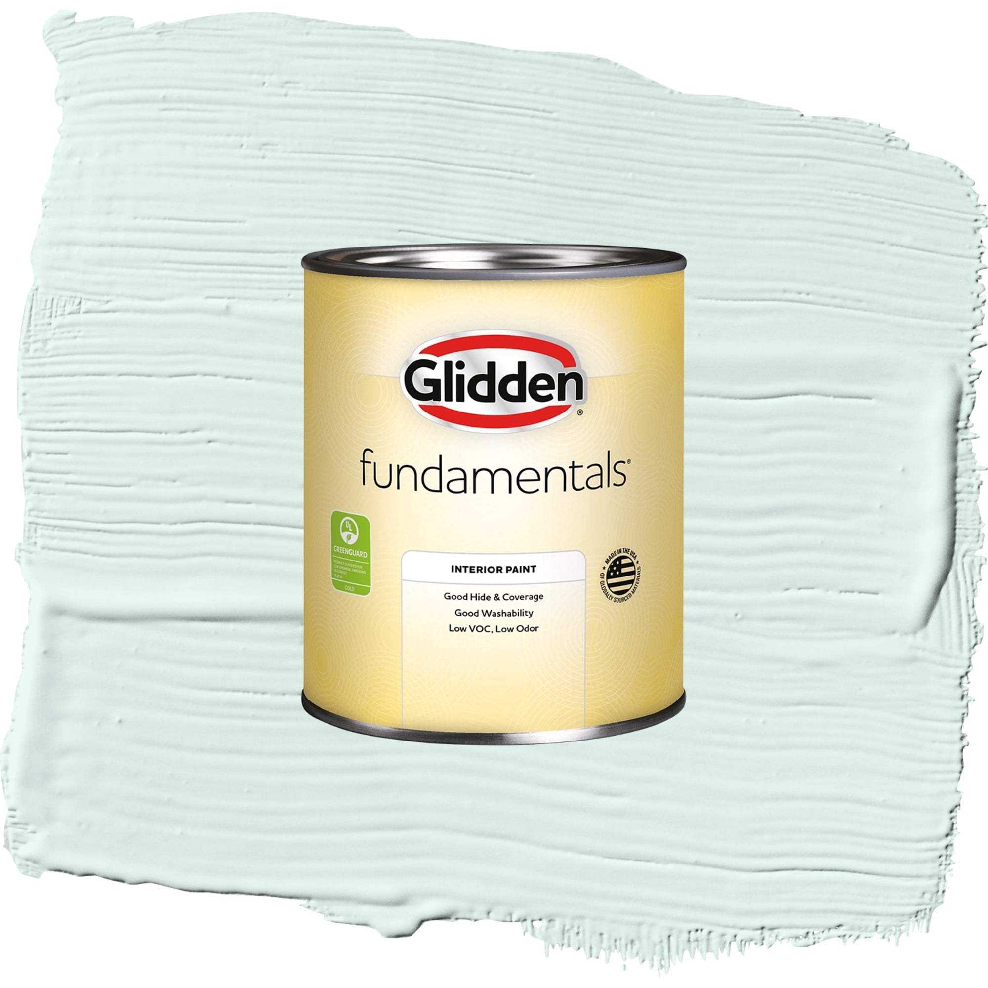 Glidden Fundamentals Waterscape Flat Interior Paint and Primer, 1 Quart