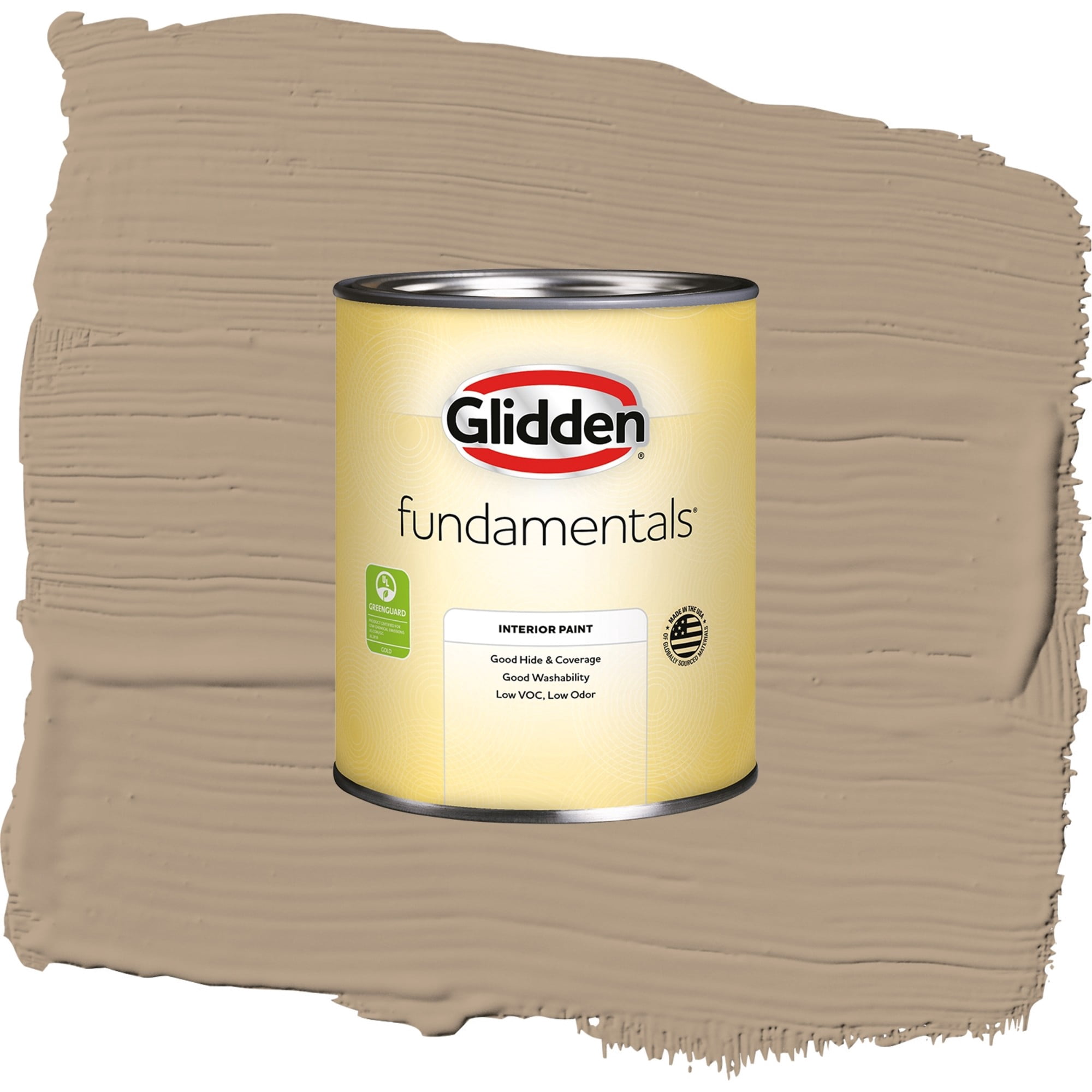 Glidden Fundamentals Weathered Wood Eggshell Interior Paint and Primer, 1 Quart