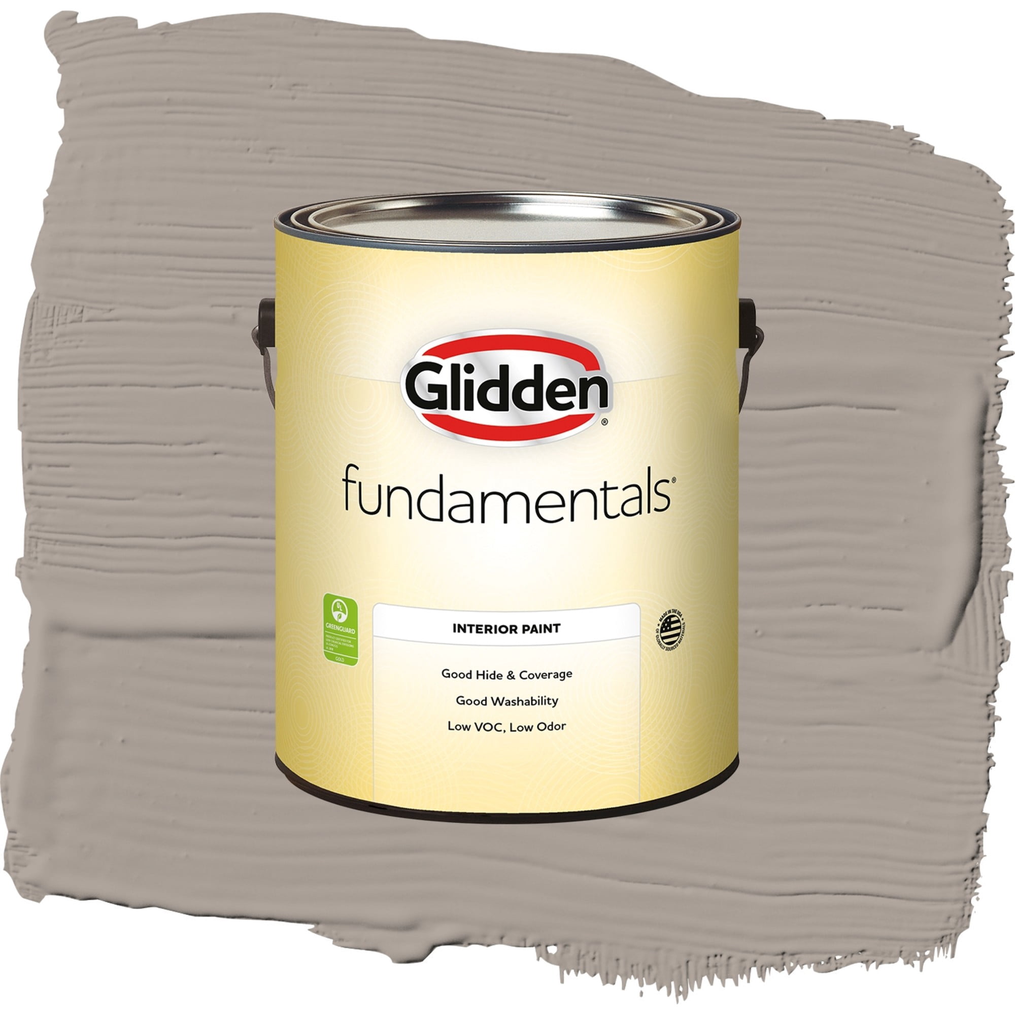Glidden Fundamentals Winter's Nap Flat Interior Paint and Primer, 1 Gallon