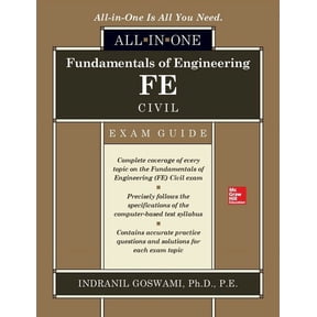 Fundamentals of Engineering Fe Civil All-In-One Exam Guide, (Hardcover)