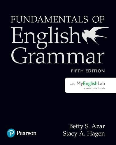 Azar-Hagen Grammar - (Ae) - 5th Edition - Workbook