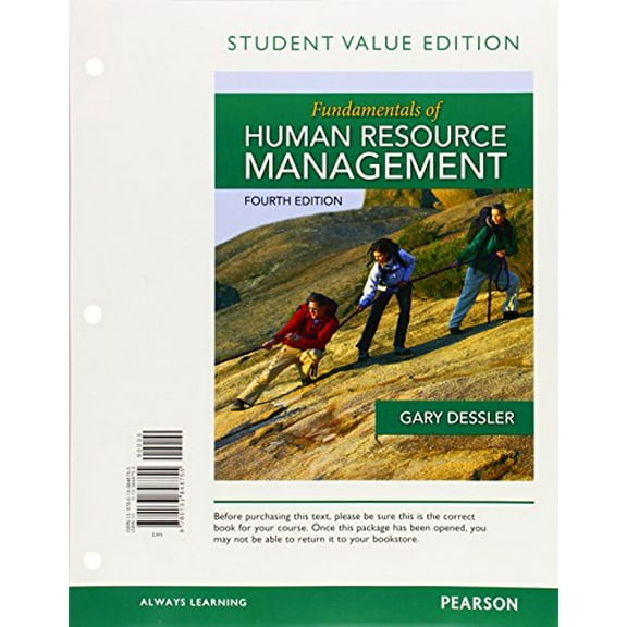 Fundamentals of Human Resource Management, Student Value Edition