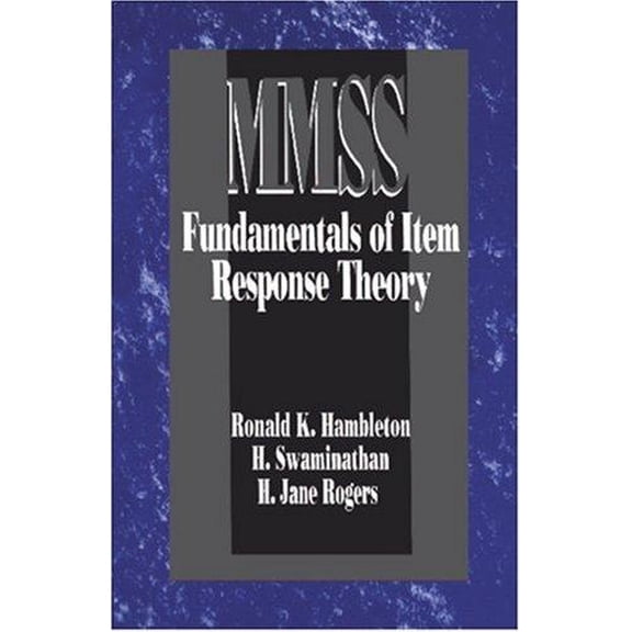 Pre-Owned Fundamentals of Item Response Theory, Used [Hardcover]