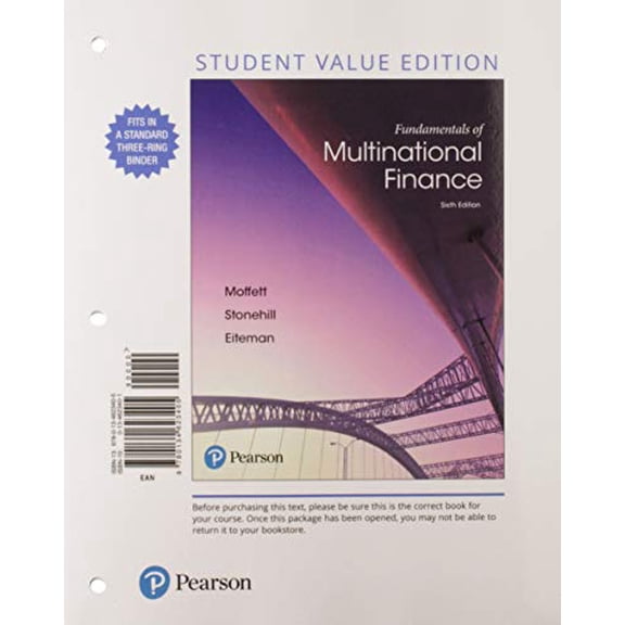 Pre-Owned Fundamentals of Multinational Finance, Student Value Edition Plus Mylab Finance with Pearson Etext - Access Card Package, (Paperback)
