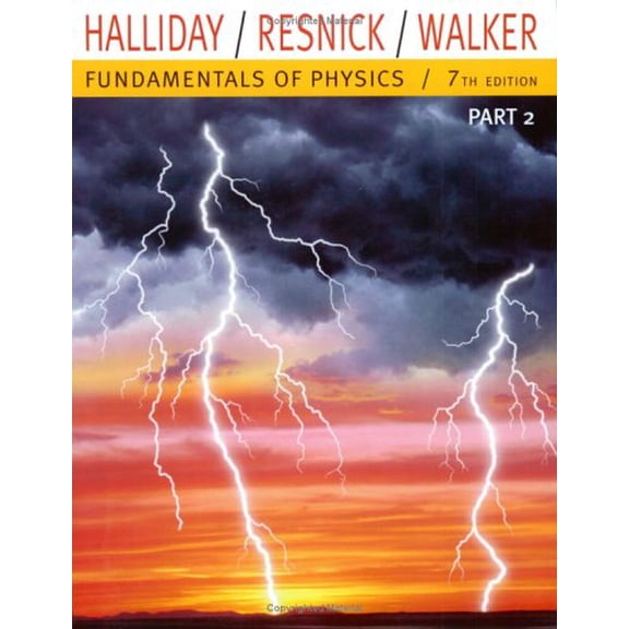 Pre-Owned Fundamentals of Physics, Part 2 (Chapters 12-20) (Paperback) 0471429627 9780471429623