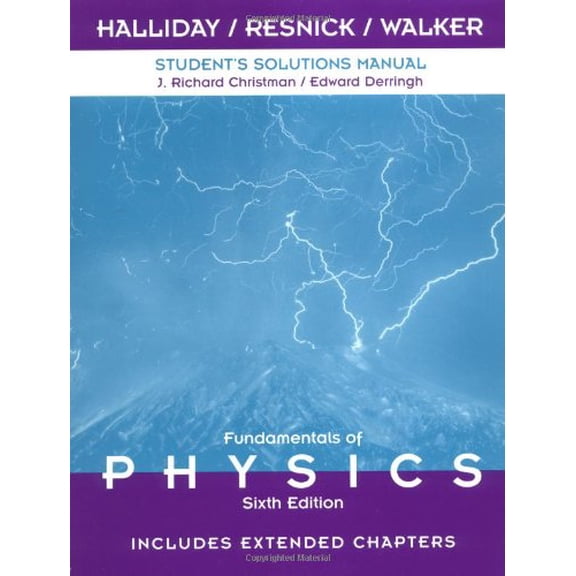 Pre-Owned Solutions Manual (Fundamentals of Physics) Paperback