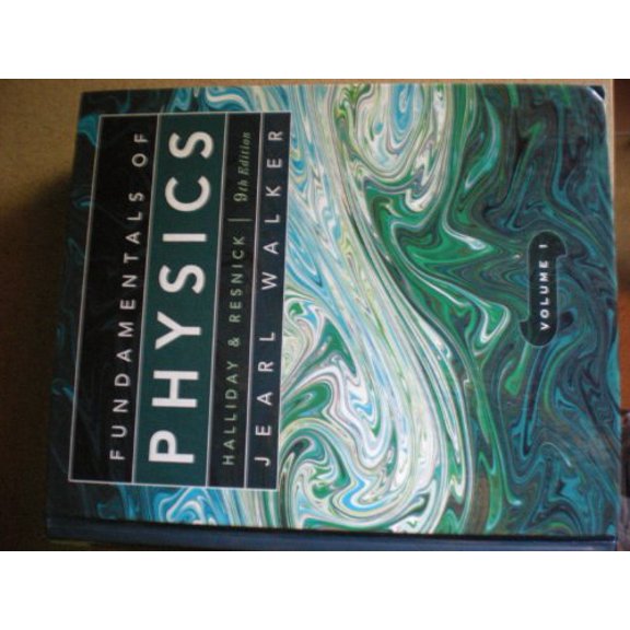 Pre-Owned Fundamentals of Physics, Volume 1 (Chapters 1 - 20) (Hardcover) 0470547898 9780470547892