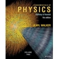 thumbnail image 1 of Pre-Owned Fundamentals of Physics, Volume 2 (Chapters 21 - 44) (Hardcover) 1118230736 9781118230732, 1 of 1