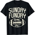 thumbnail image 1 of Funday Sunday Game Day American Football Gridiron Sport Gift T-Shirt, 1 of 3