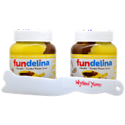 Fundelina Chocolate-Hazelnut & Banana Spread 2 pack with spreader