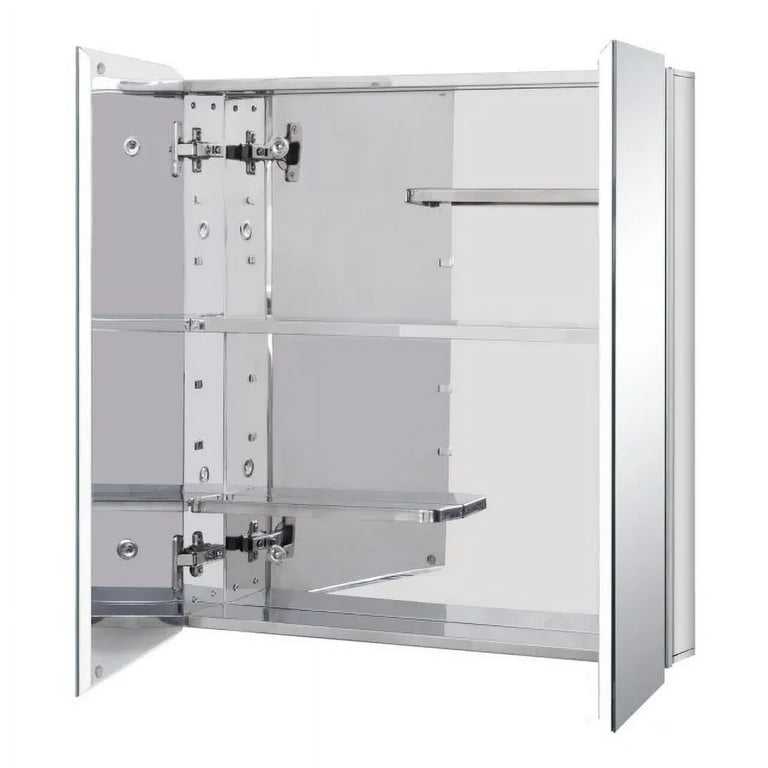 S-Cube 16 x 26 Recess Mount Steel Shelves Medicine Cabinet