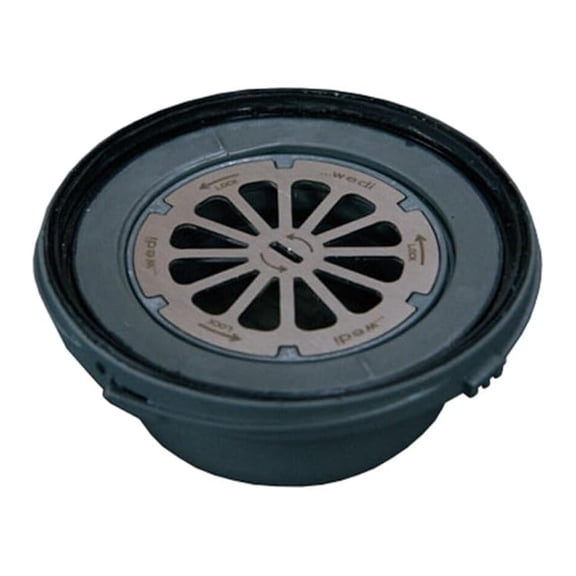 Fundo Click and Seal Drain Kit 2", Black - Universal Shower Drain Replacement; Fits All Fundo Bases; Easy Installation; Fast Water Drainage; Tileable Drain Cover