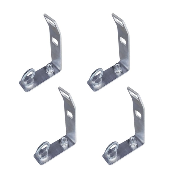 Fundyliue 4 Pack T-Slot Load Stops Truck Cross Bar Replacement for Ladder Firewood Skis Snowboard Kayak Rooftop Racks