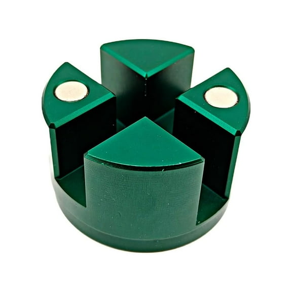 Fundyliue Jack Pad Slotted Bracket Frame Guide Rail Protector Vehicle Universal(Green)