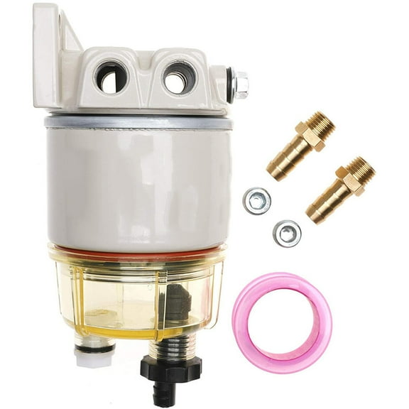 Fundyliue R12T Fuel Filter/Water Separator 120AT NPT ZG1/4-19 Replaces S3240 R12T 120AT 18-7987 RK10222