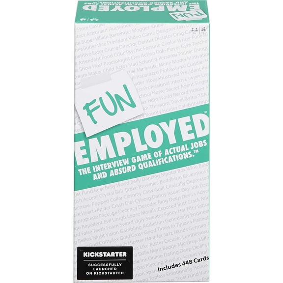 Funemployed Interview Card Game of Actual Jobs & Absurd Qualifications for Game Night