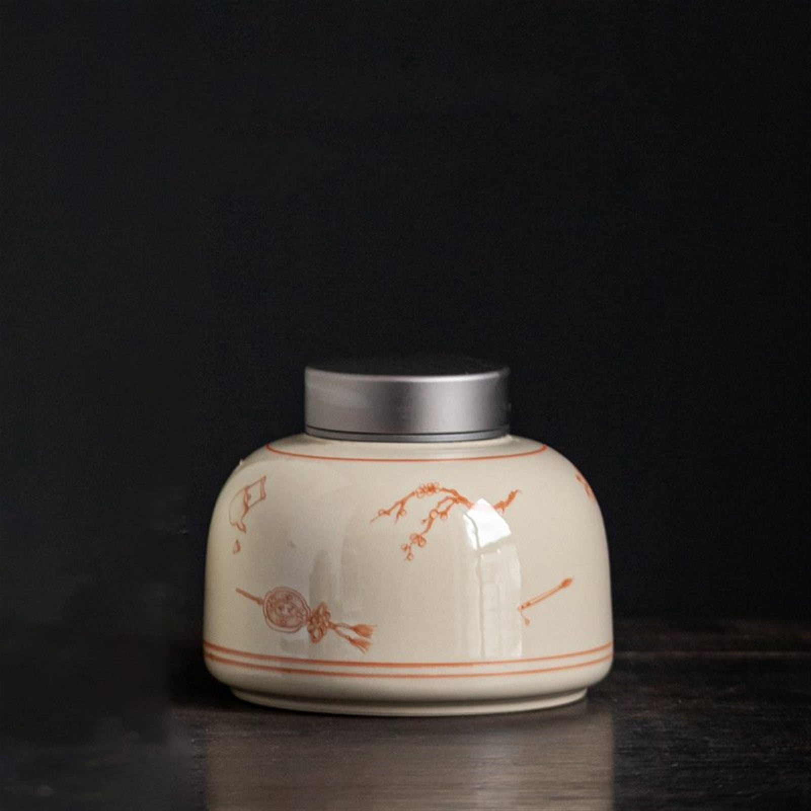 Funeral Ashes Jar Urn For Pet Ashes Holder Ceramic Keepsake Pal Ashes Urns Casket For Urn Seal Storage Can