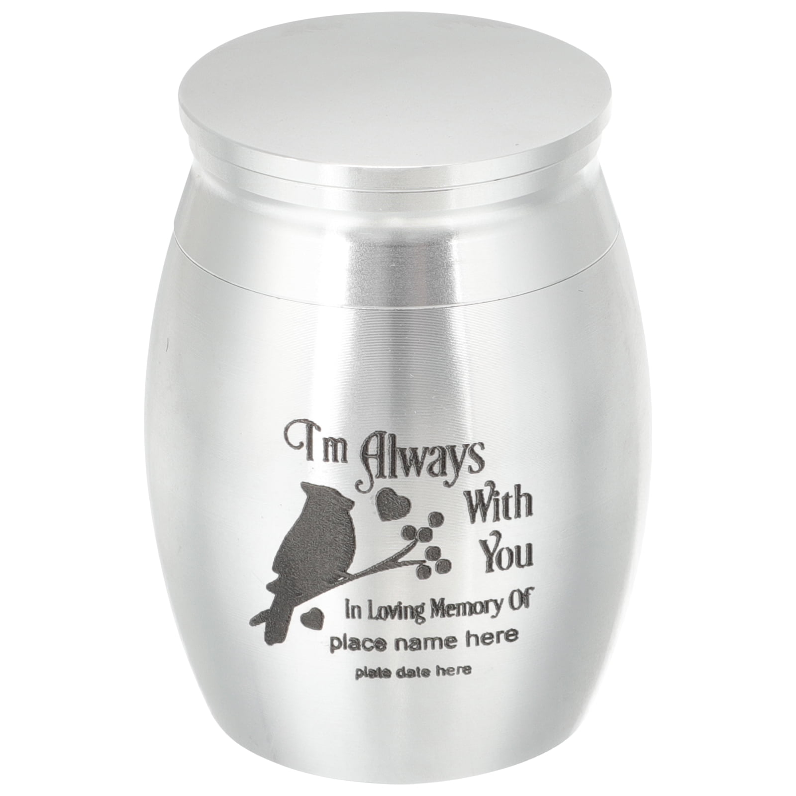 Funeral Ashes Urn Memorial Cremation Tank Cat Cremated Parrot Ashes Urn