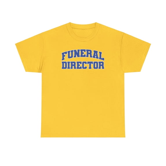 Funeral Director Shirt Gifts Tshirt Crew Neck Short Sleeve