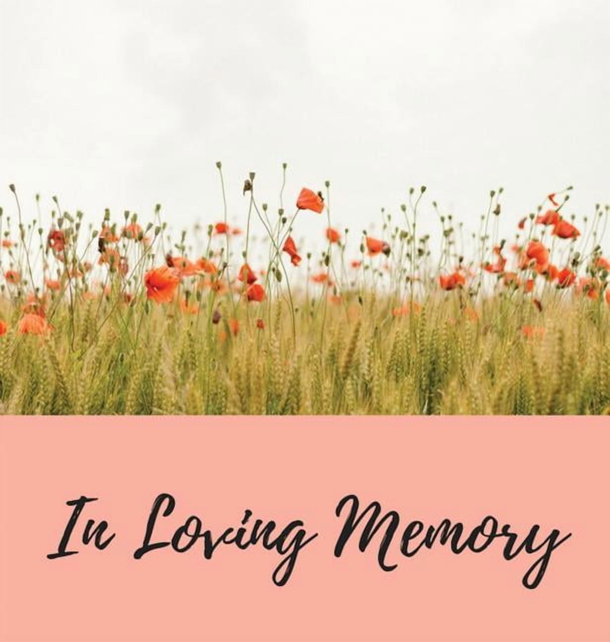 Funeral Guest Book (Hardcover): memory book, comments book, condolence ...