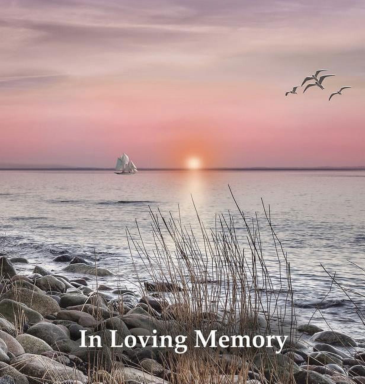 ANGELIS PUBLICATIONS Funeral Guest Book, "In Loving Memory", Memorial Guest Book, Condolence Book, Remembrance Book for Funerals or Wake, Memorial Service Guest Book: HARD (Hardcover)