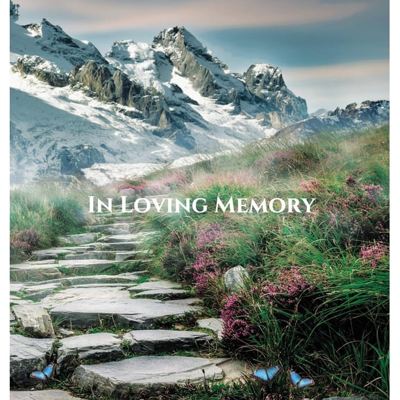 Pre-Owned Funeral Guest Book, "In Loving Memory", Memorial Service Guest Book, Condolence Book, Remembrance Book for Funerals or Wake: HARDCOVER. A lasting keepsake for the family.