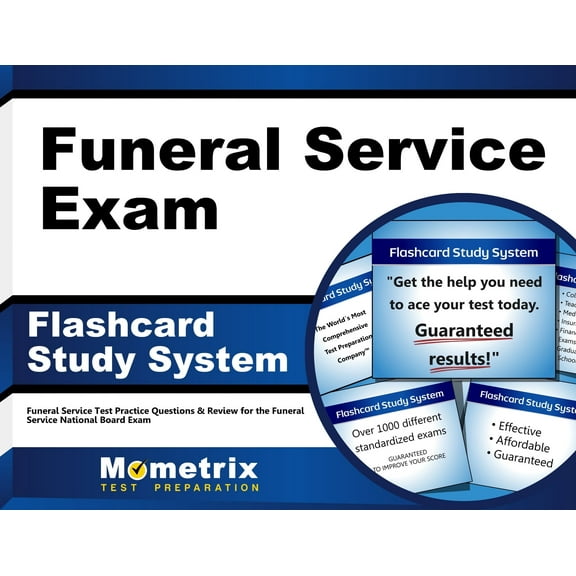 Funeral Service Exam Flashcard Study System : Funeral Service Test Practice Questions and Review for the Funeral Service National Board Exam