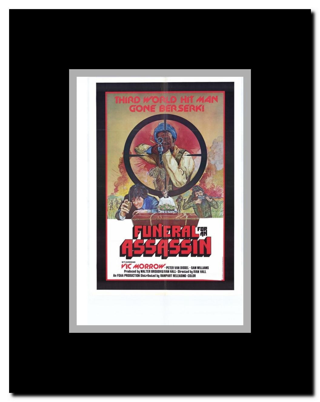 Funeral for an Assassin Framed Movie Poster