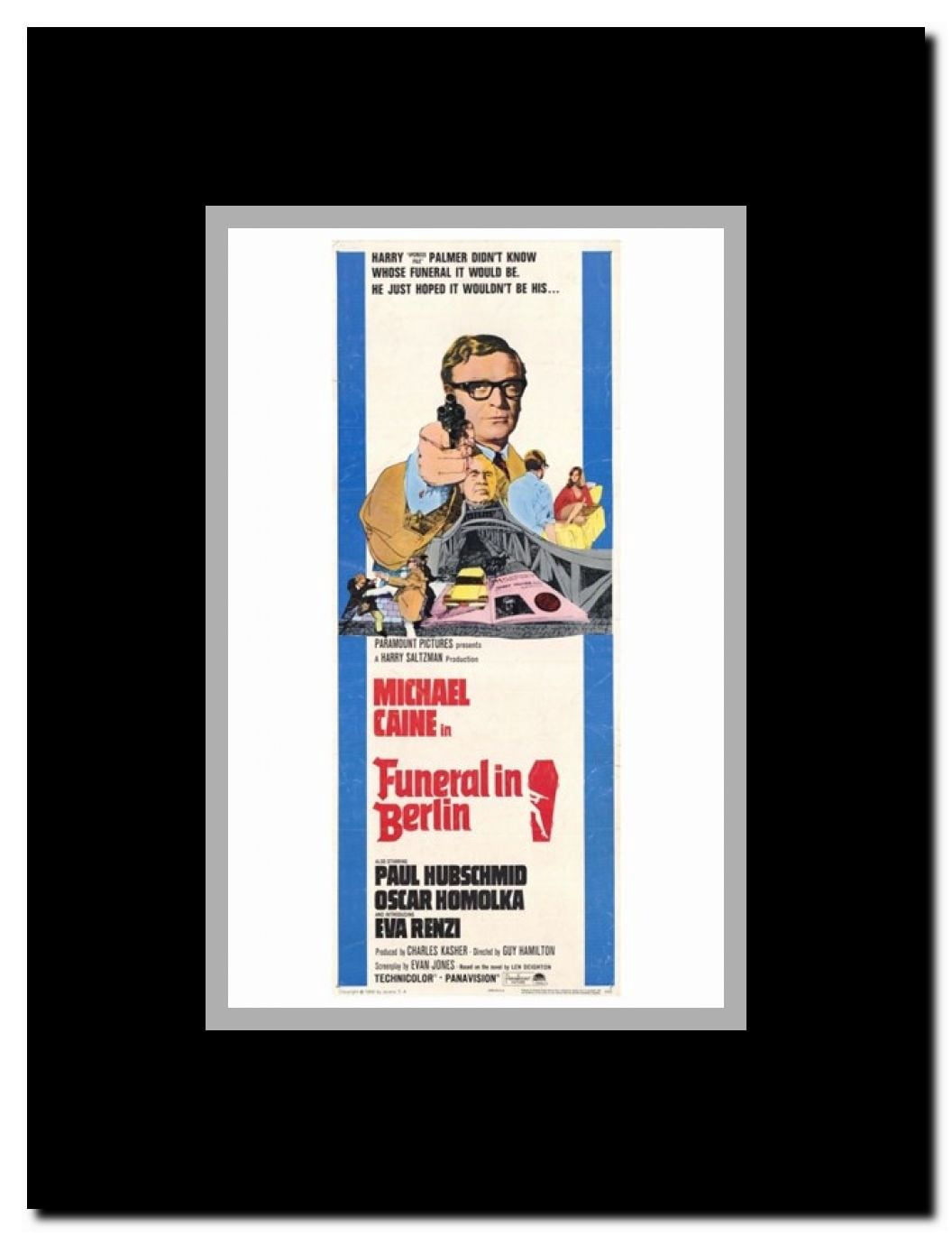 Funeral in Berlin Framed Movie Poster