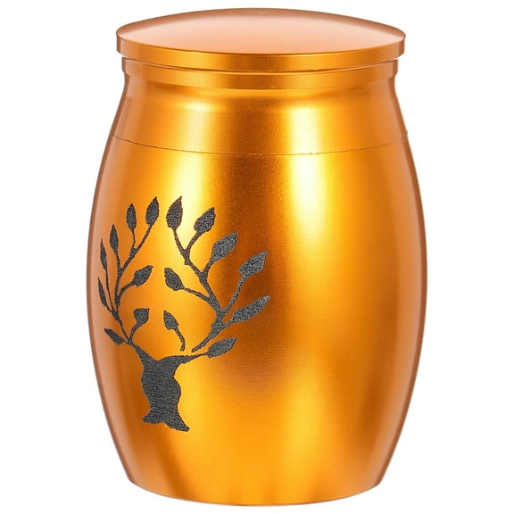 Funerary Bone Ash Container Stainless Steel Cinerary Urn Mini Pet Ash Casket