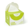 Funfeel Cotton Clean Towels 100 Biobased, Disposable Face Towels for