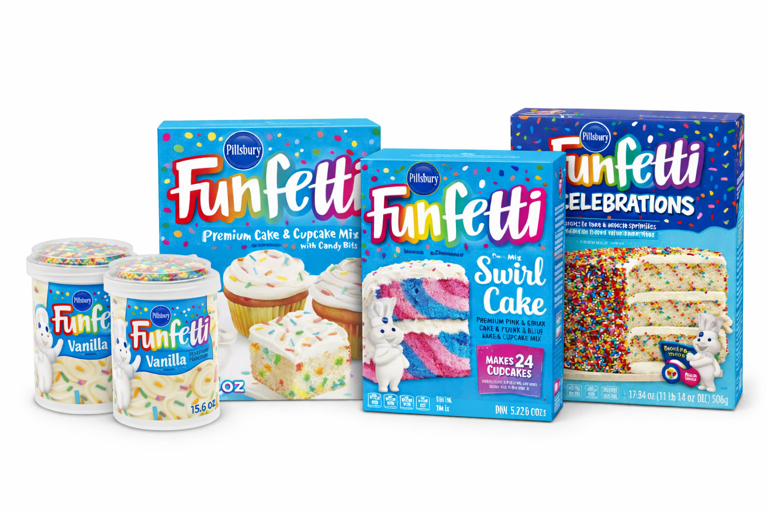 Funfetti Party Funfetti pillsbury bundle, funfetti cake, funfetti celebrations, and ...