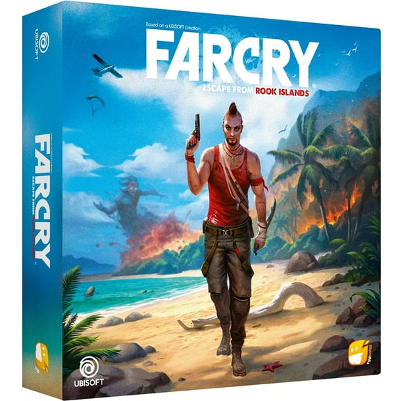 Funforge: Far Cry: Escape From Rook Islands - Cooperative Combat Strategy Board Game, Based On The Video Game, Solo Scenario, Ages 14+, 1-4 Players