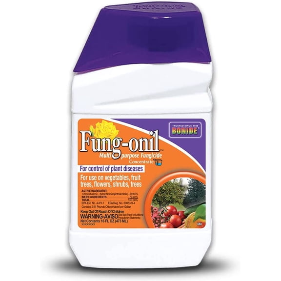 Fung-onil Multi-Purpose Fungicide, 16 oz Concentrate for Plant Disease Control, Controls Blight, Mildew & More